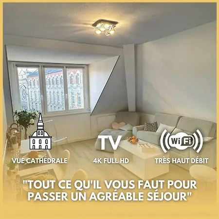 Apartment Magnifique Vue Cathedrale Amiens